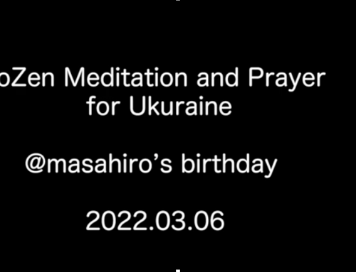 ウクライナへの瞑想と祈り・・・僕の誕生日